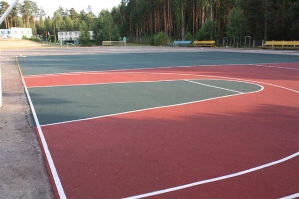Резиновое покрытие для уличных площадок